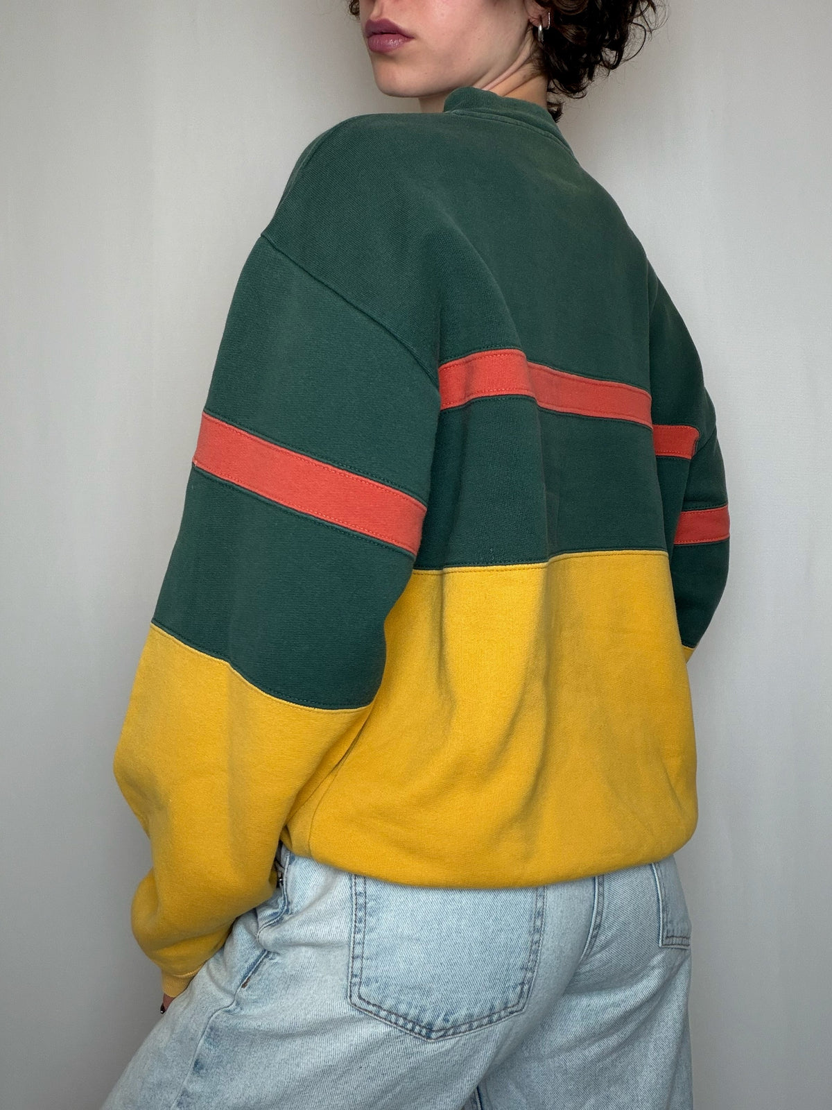 Sweat bicolore Kappa L vintage
