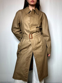 Vintage beige light trench coat M/L