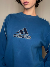 Sweat bleu Adidas M/L vintage