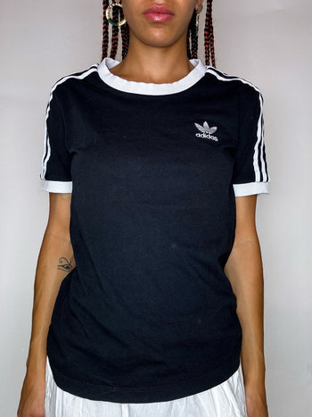 Tee shirt noir ADIDAS M vintage