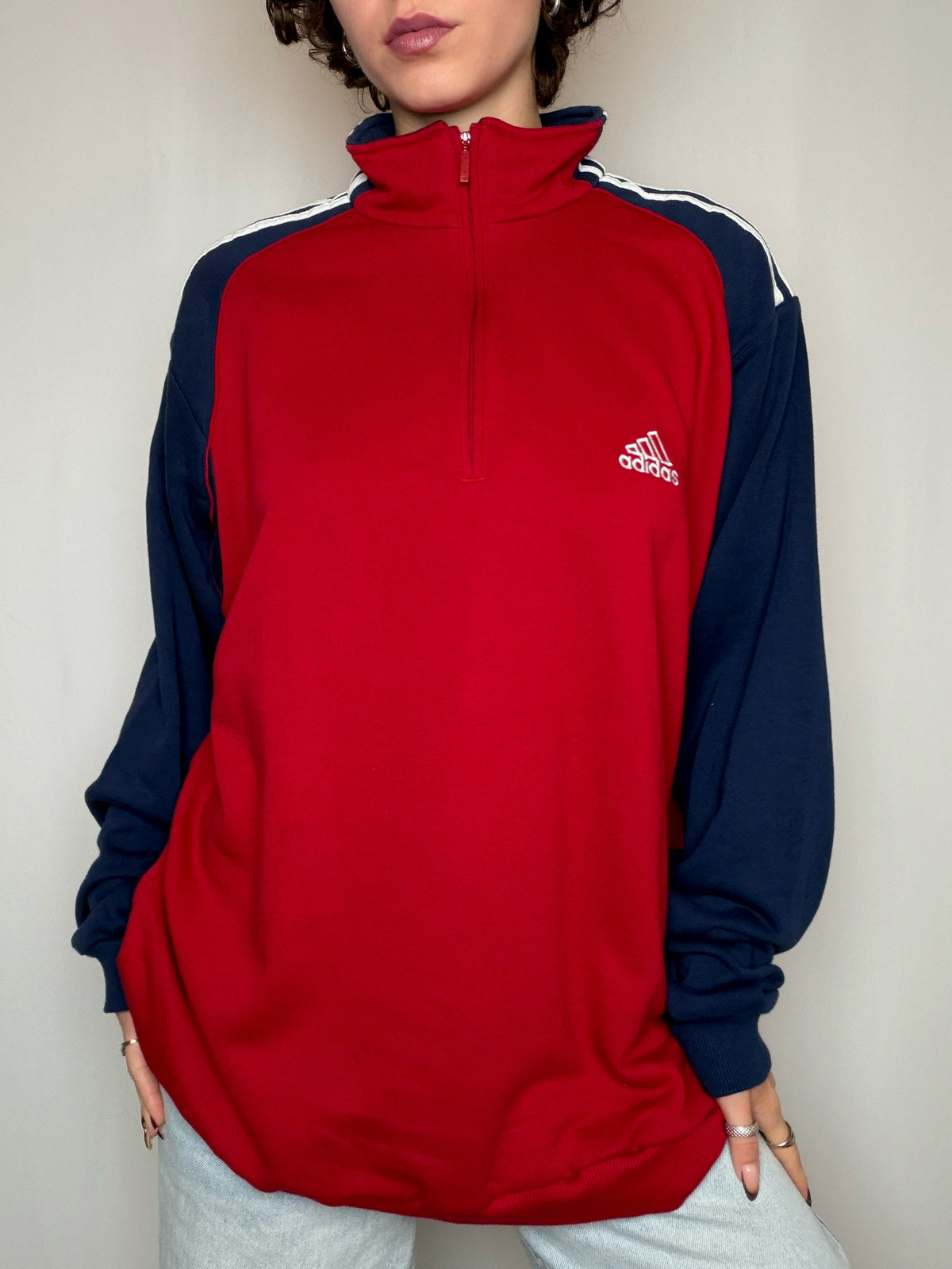 Sweat bicolore Adidas XL vintage