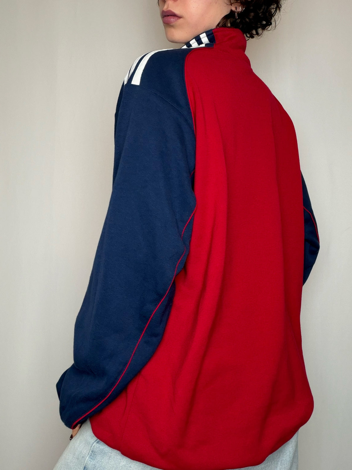 Sweat bicolore Adidas XL vintage