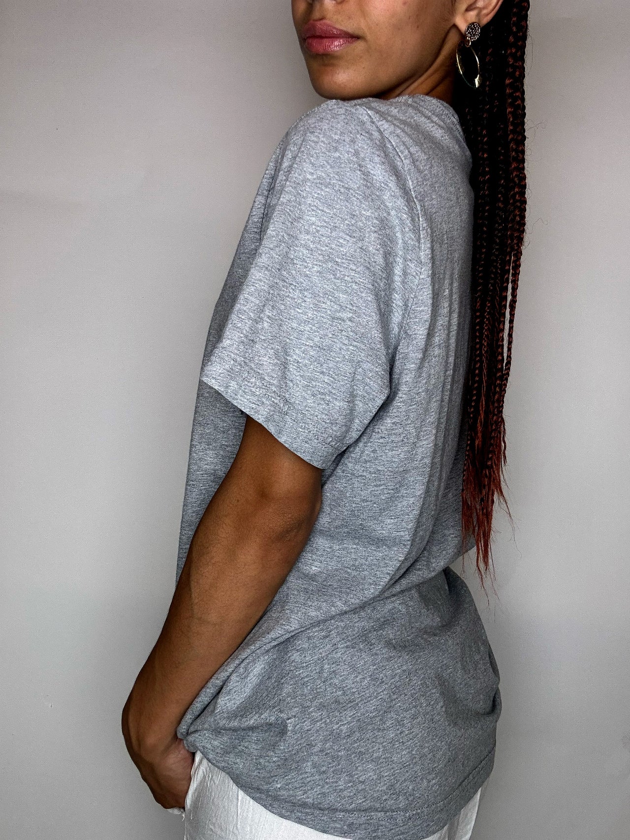 Tee shirt gris ADIDAS L vintage
