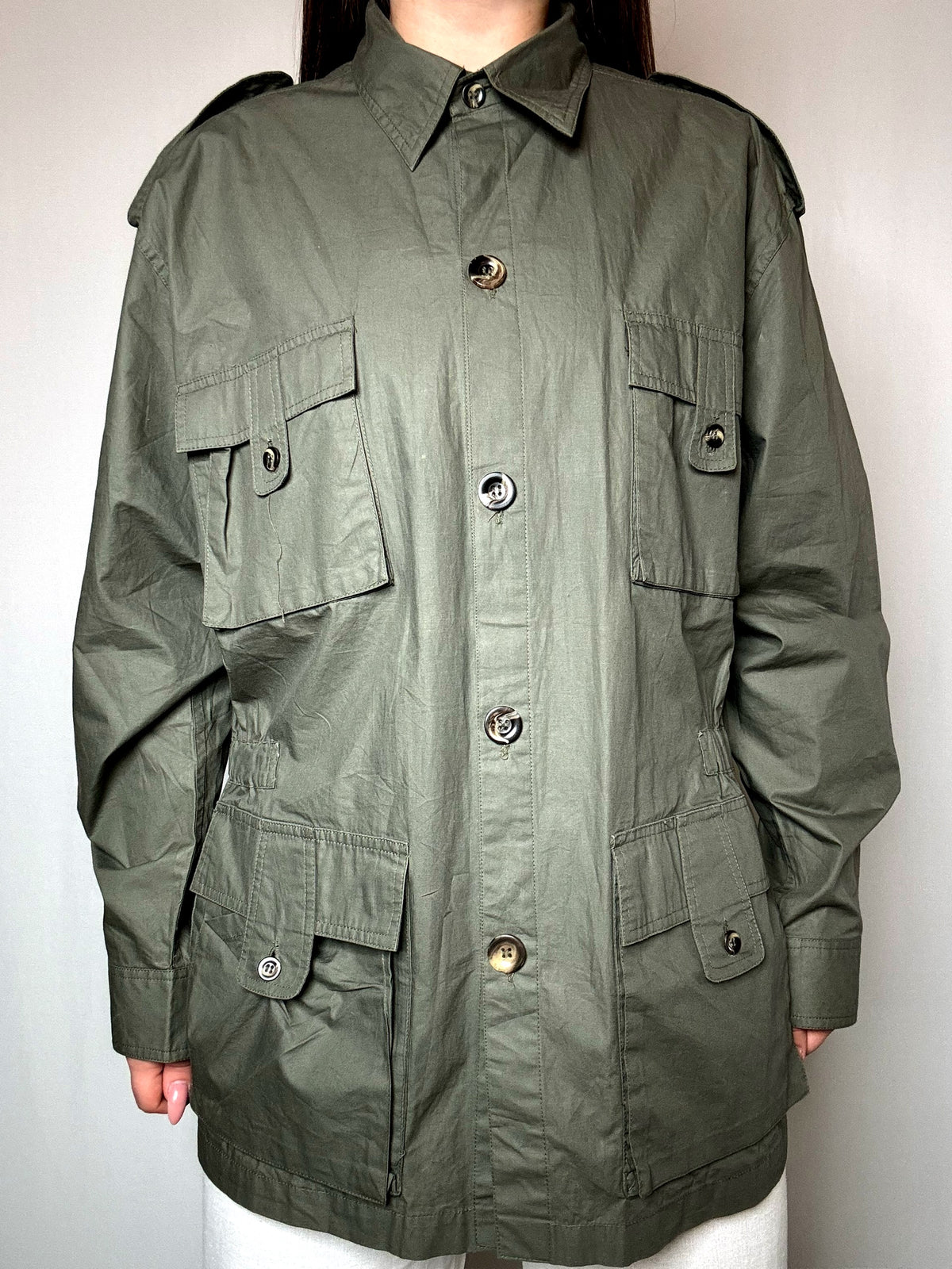 Saharienne oversized kaki vintage