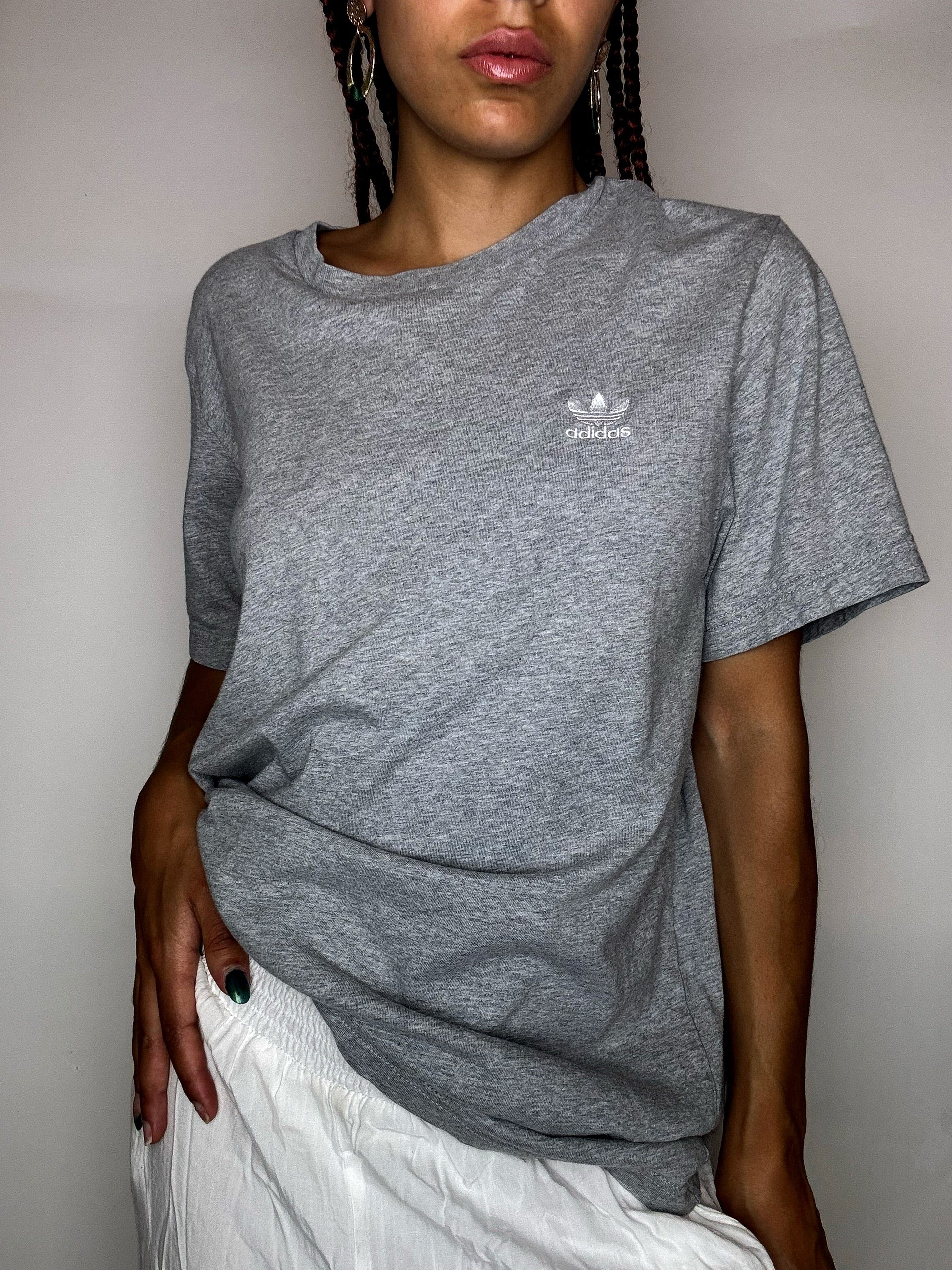 Tee shirt gris ADIDAS L vintage
