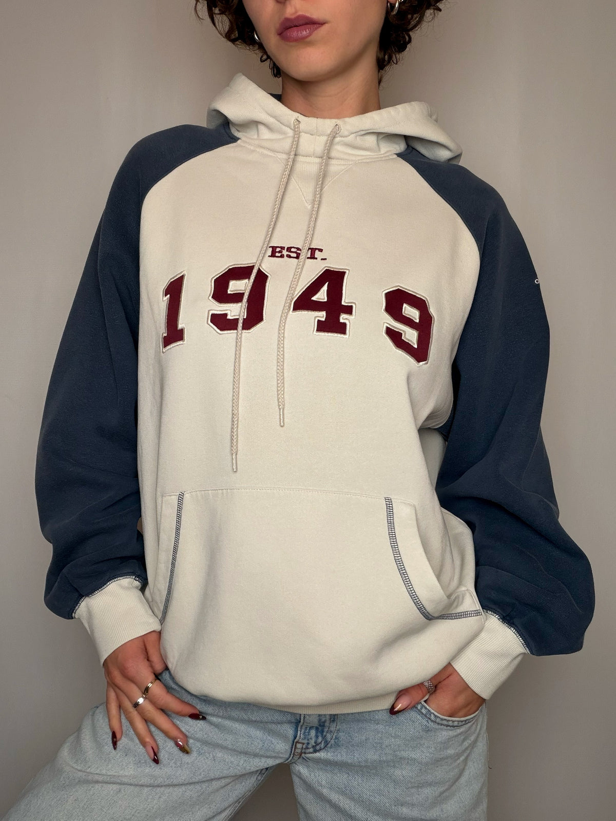 Sweat bicolore Adidas M vintage