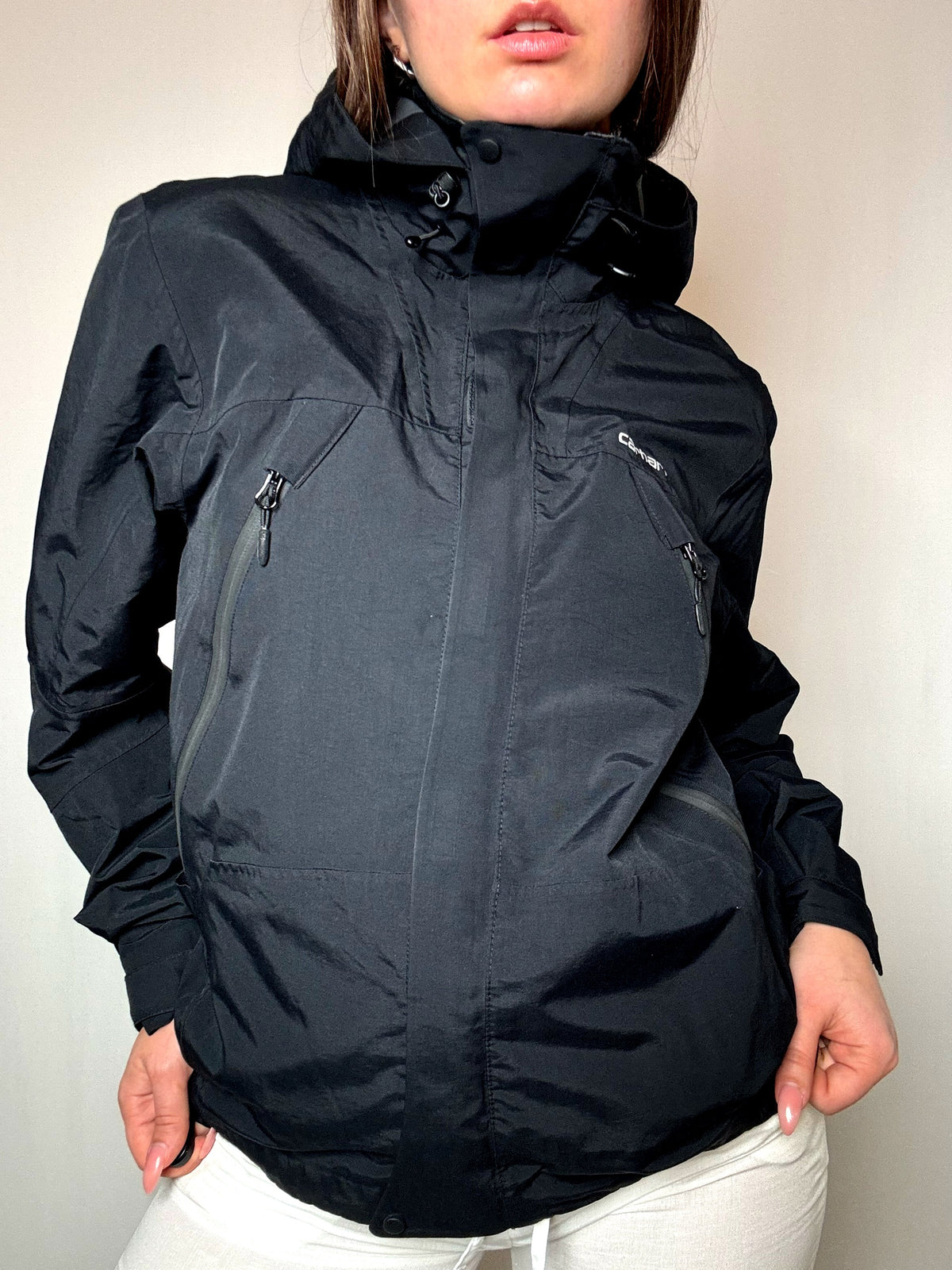 Wintbreaker - Shell Carhartt noire S vintage