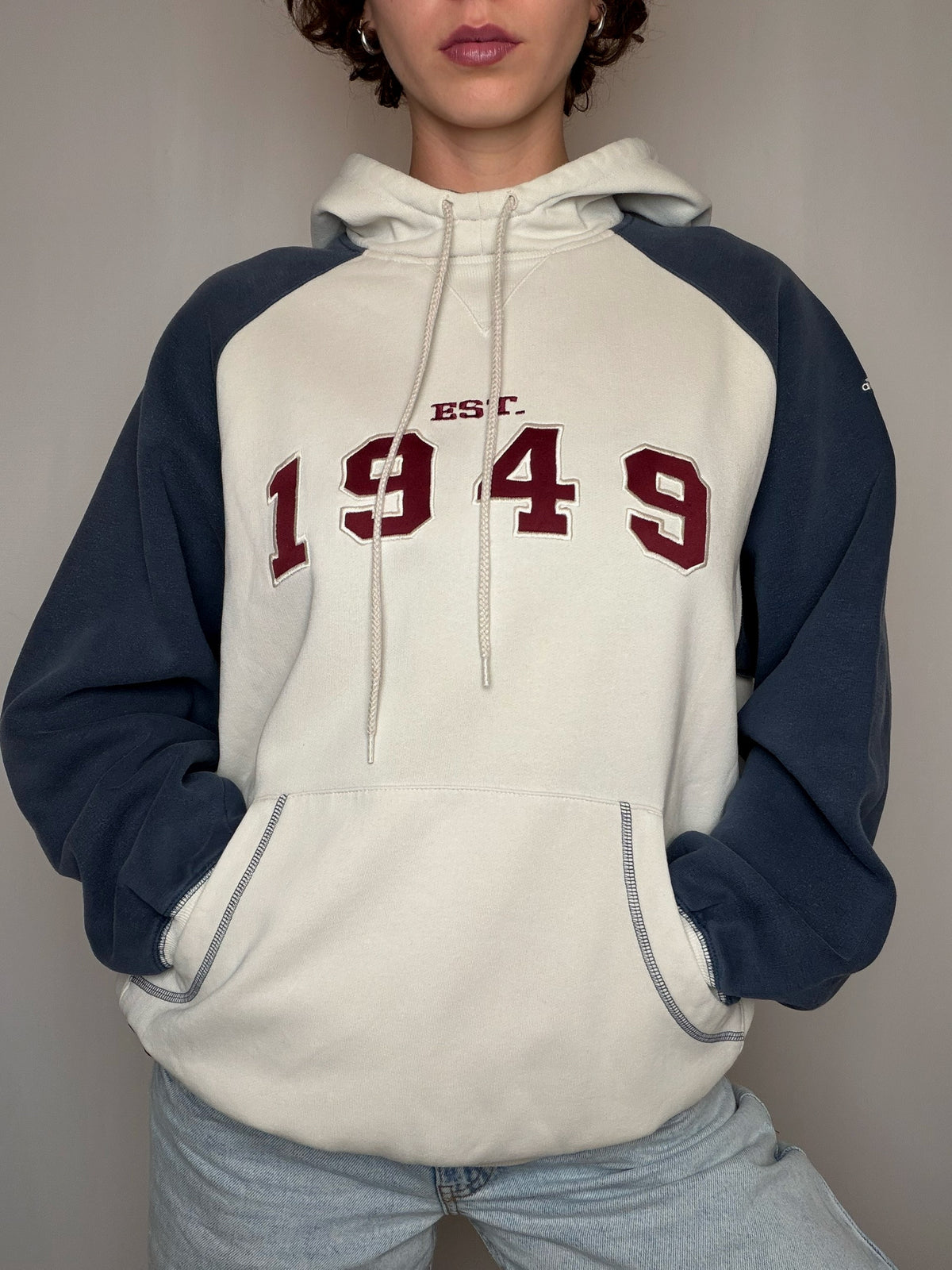 Sweat bicolore Adidas M vintage