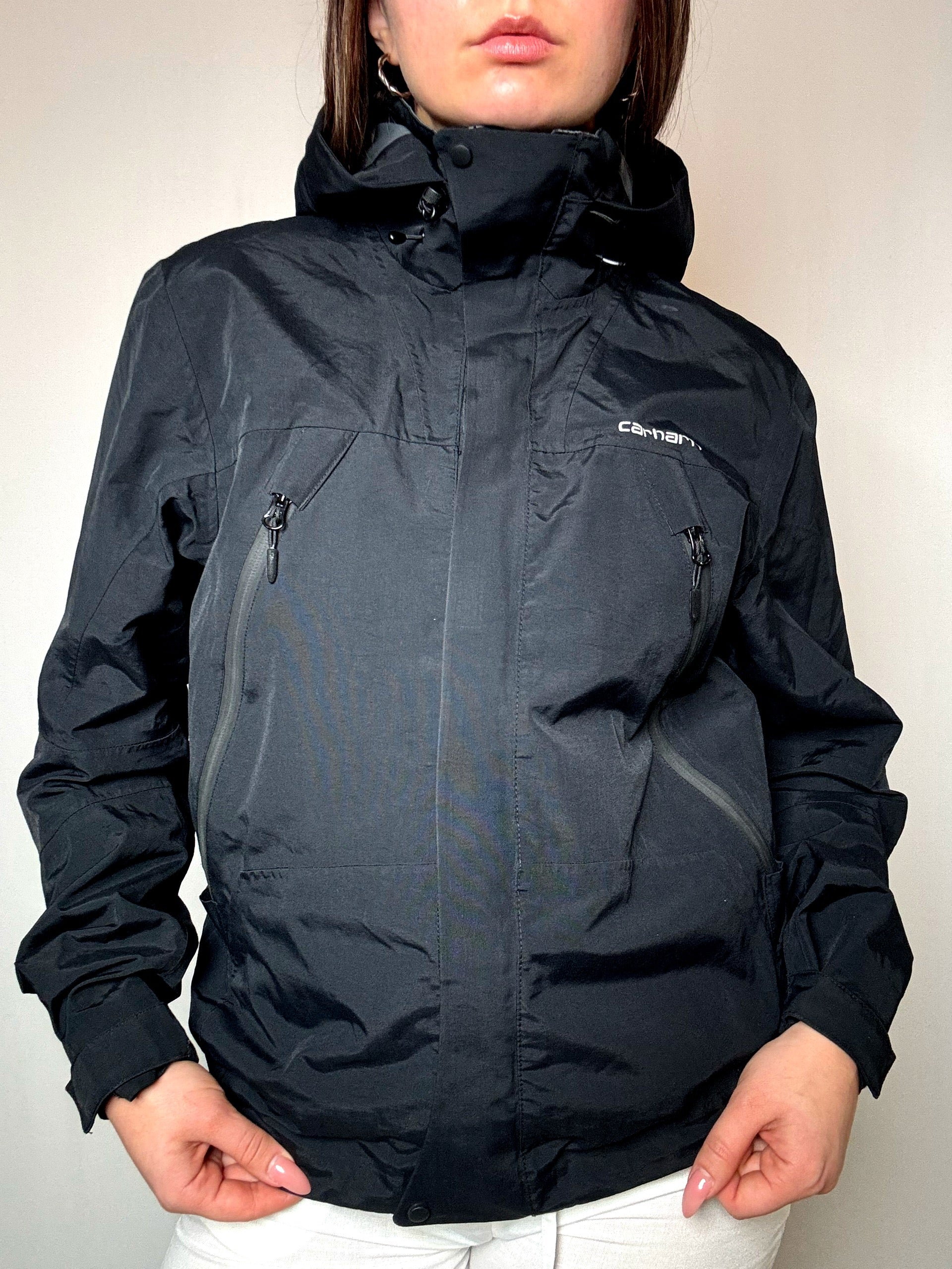 Wintbreaker - Shell Carhartt noire S vintage