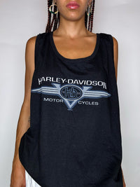 Vintage XL Harley Davidson Schwarzes Tanktop