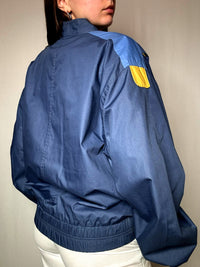 Leichte Bomberjacke blau L Vintage