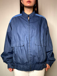 Leichte Bomberjacke blau L Vintage
