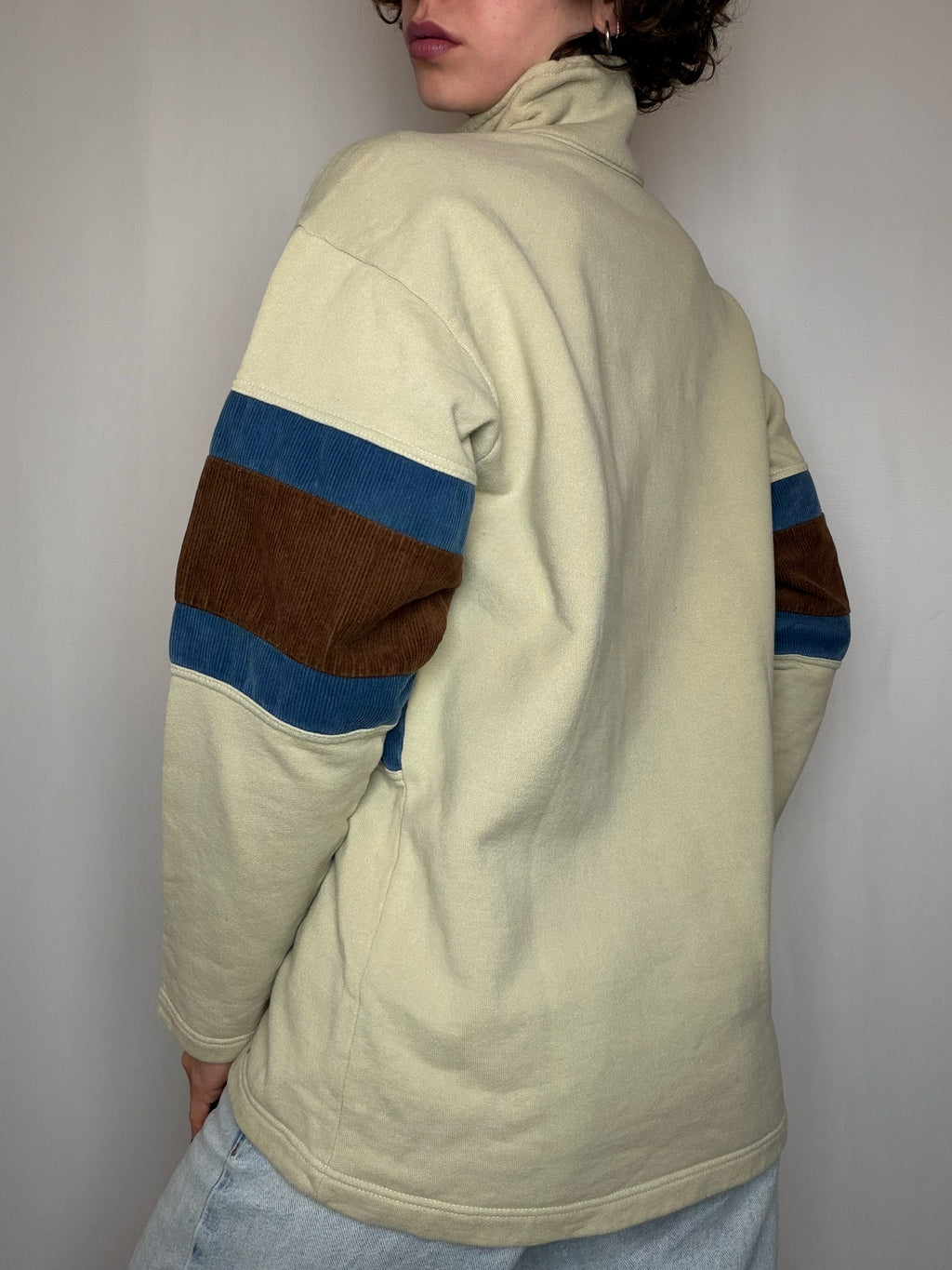 Sweat beige Adidas L vintage