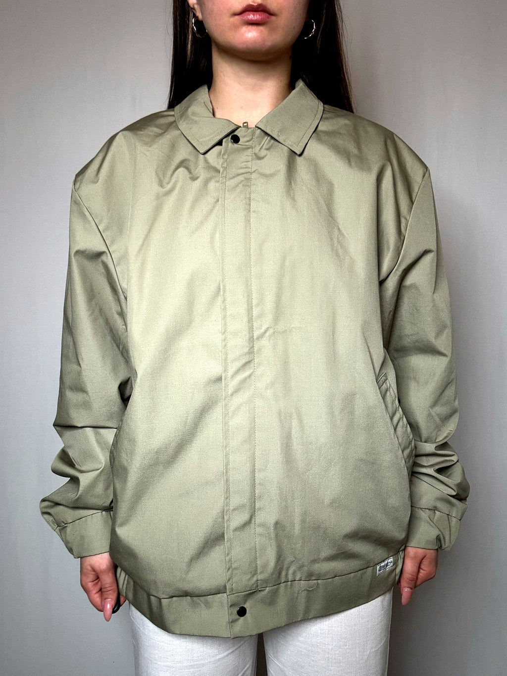 Men's vintage khaki light bomber jacket