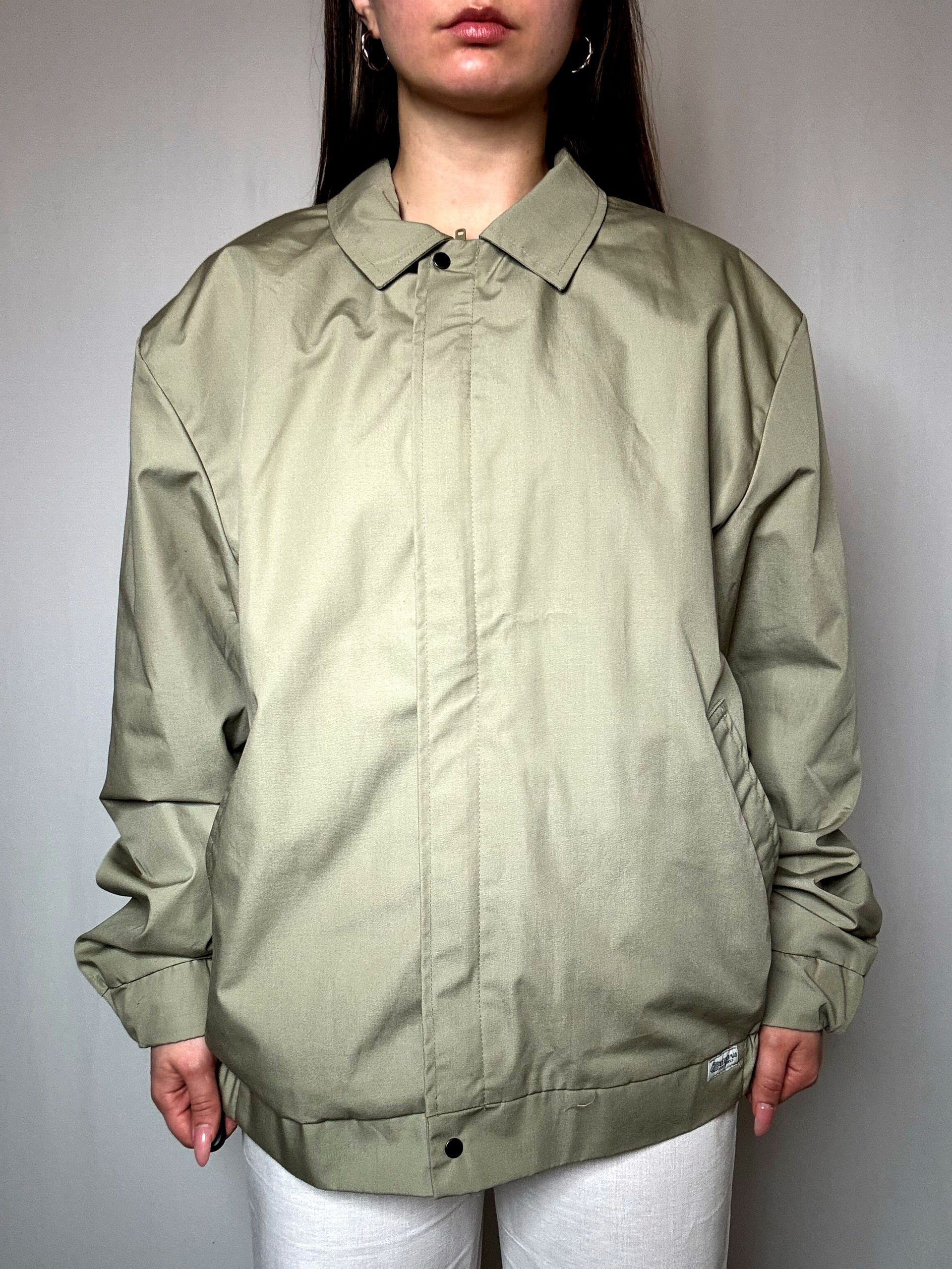 Men's vintage khaki light bomber jacket