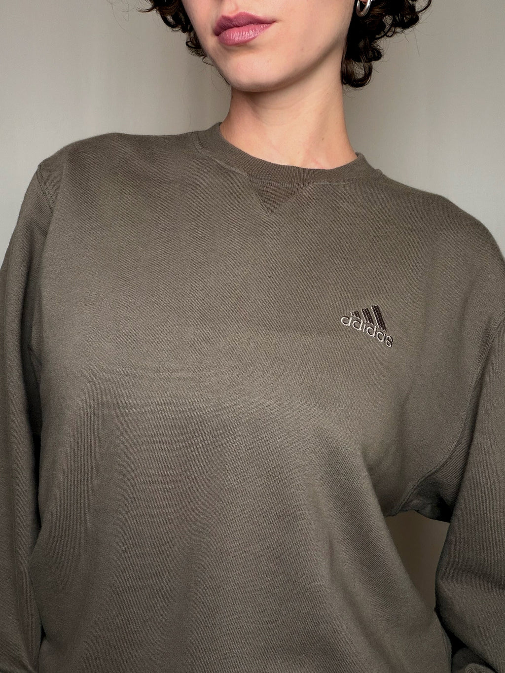 Sweat brun Adidas M vintage