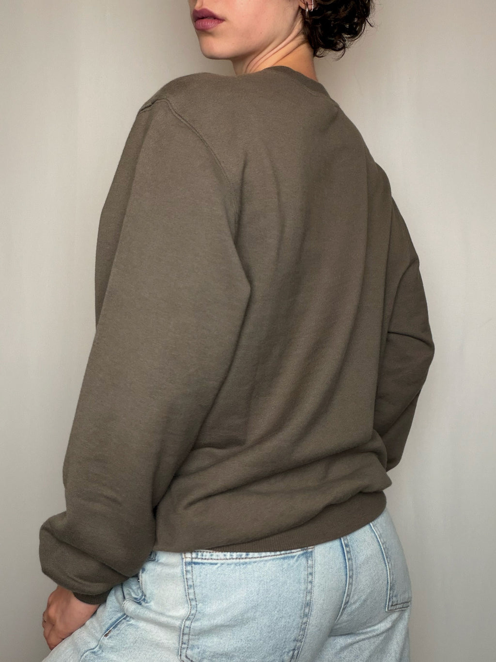 Sweat brun Adidas M vintage