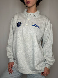 Sweat gris Asics M vintage