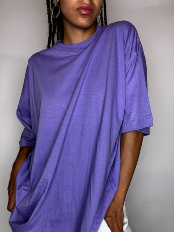 Tee shirt aubergine XXL vintage