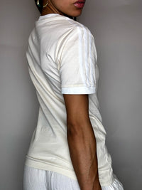 Vintage adidas M cremefarbenes T-Shirt