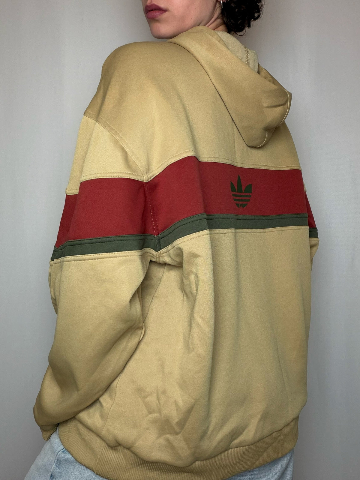 Hoodie beige Adidas M vintage