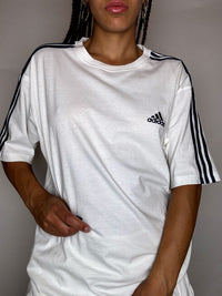 ADIDAS M Vintage weißes T-Shirt