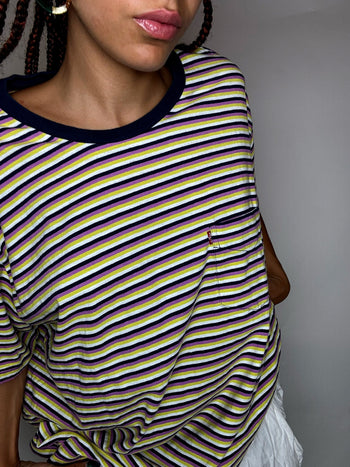 Tee shirt rayé LEVI'S XXL vintage