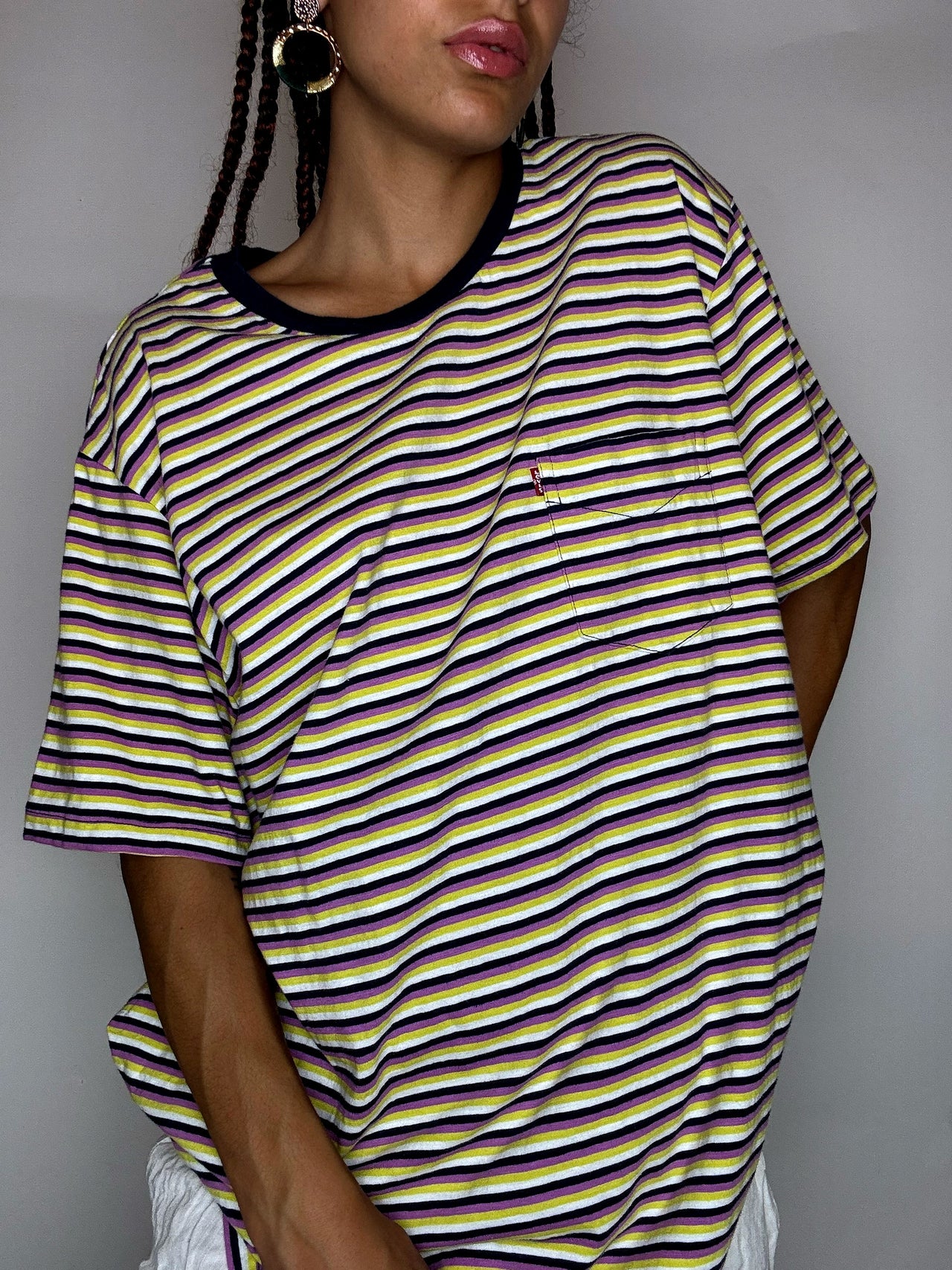 Tee shirt rayé LEVI'S XXL vintage