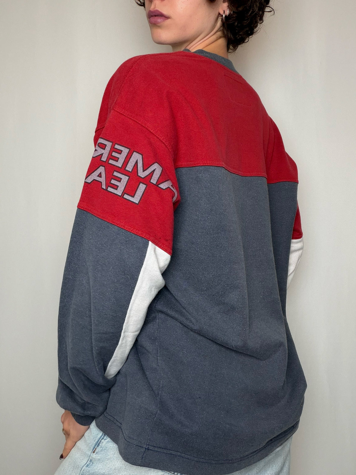 Sweat bicolore Rifle M vintage