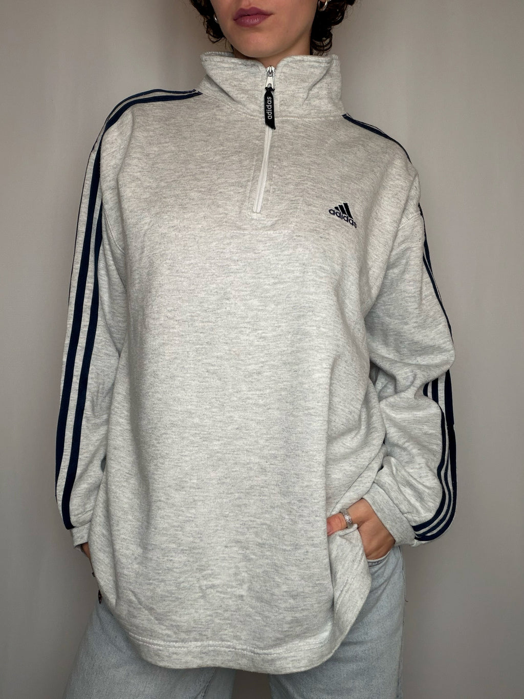 Sweat camioneur Adidas L vintage