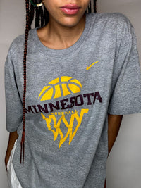 MINNESOTA x NIKE XL Vintage-T-Shirt in Grau