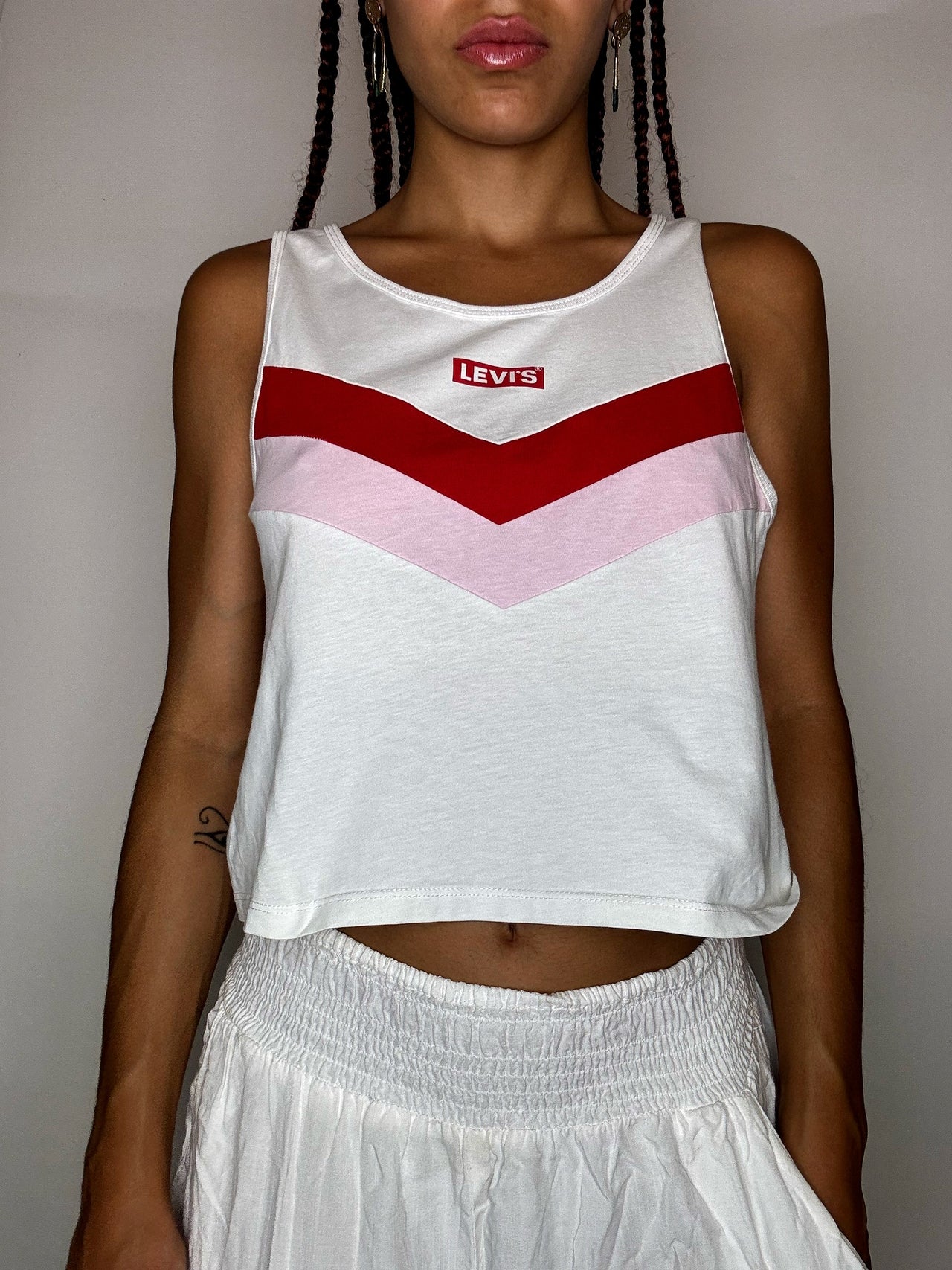 Debardeur blanc LEVI'S XS vintage