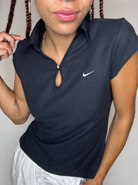 Vintage black collar Nike T-shirt