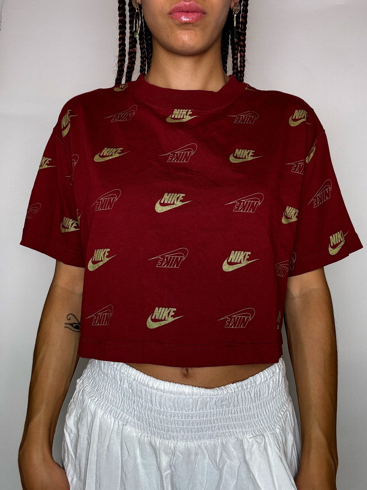 Tee shirt court imprimé NIKE S vintage