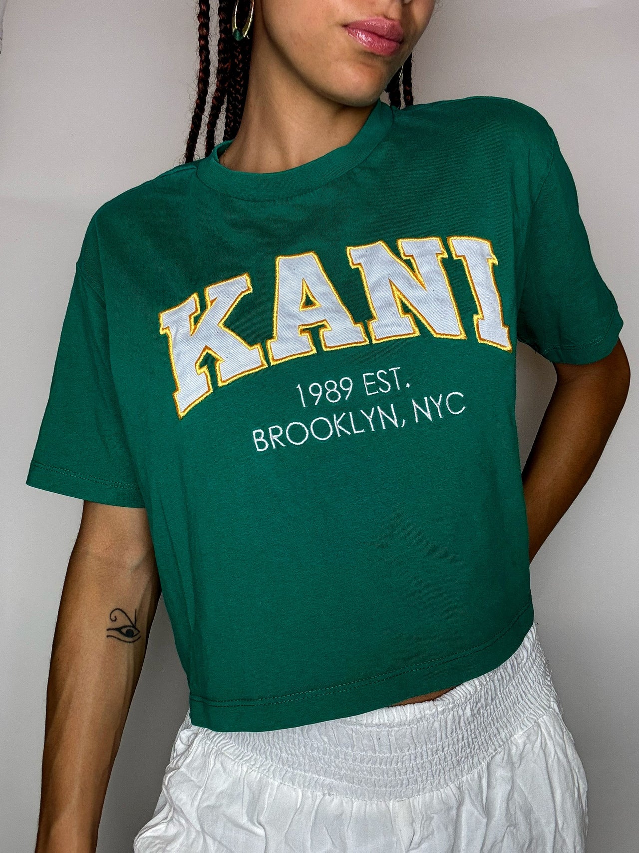 Tee shirt court vert KANI S vintage