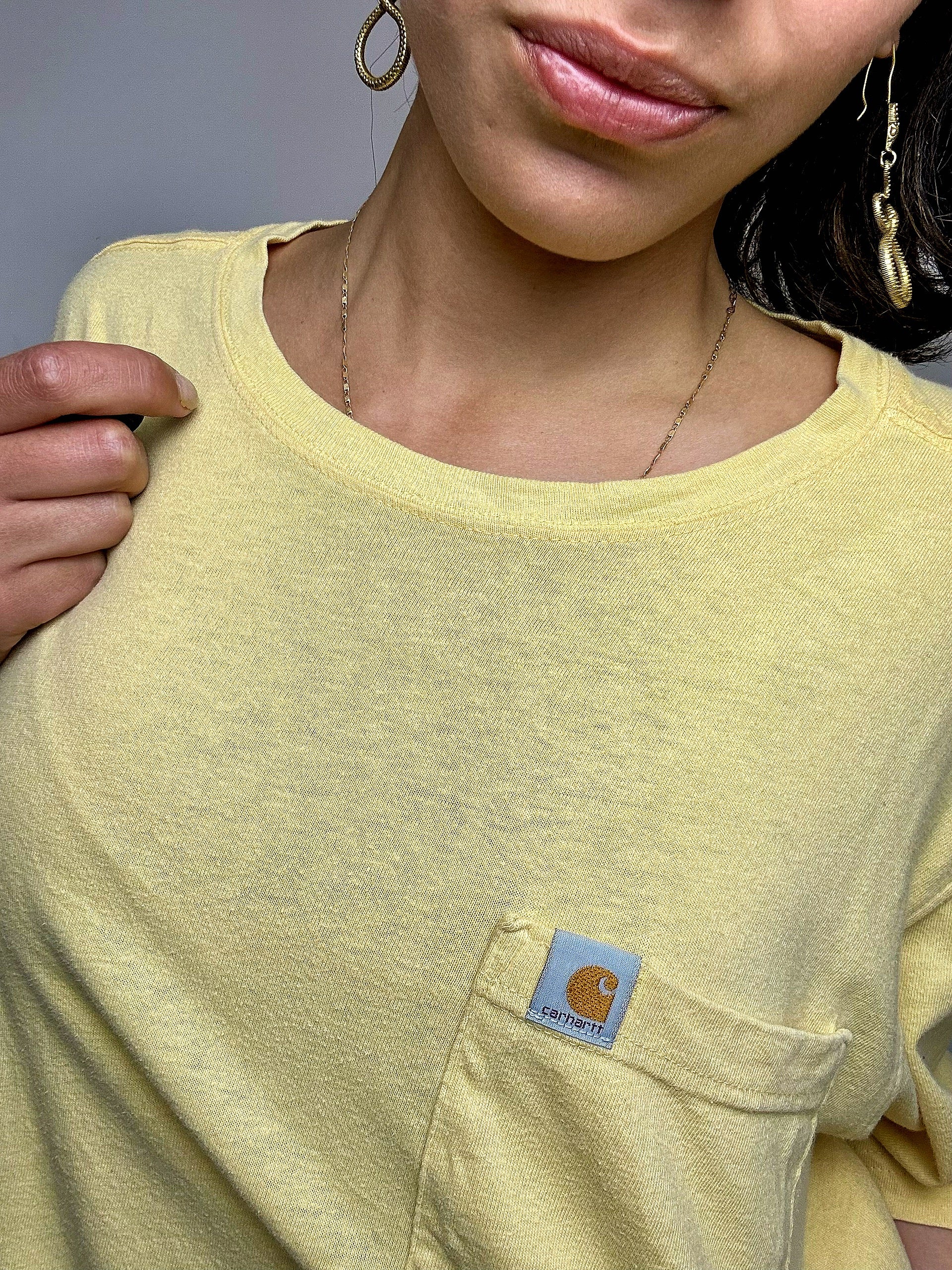 Vintage RALPH LAUREN M yellow t-shirt
