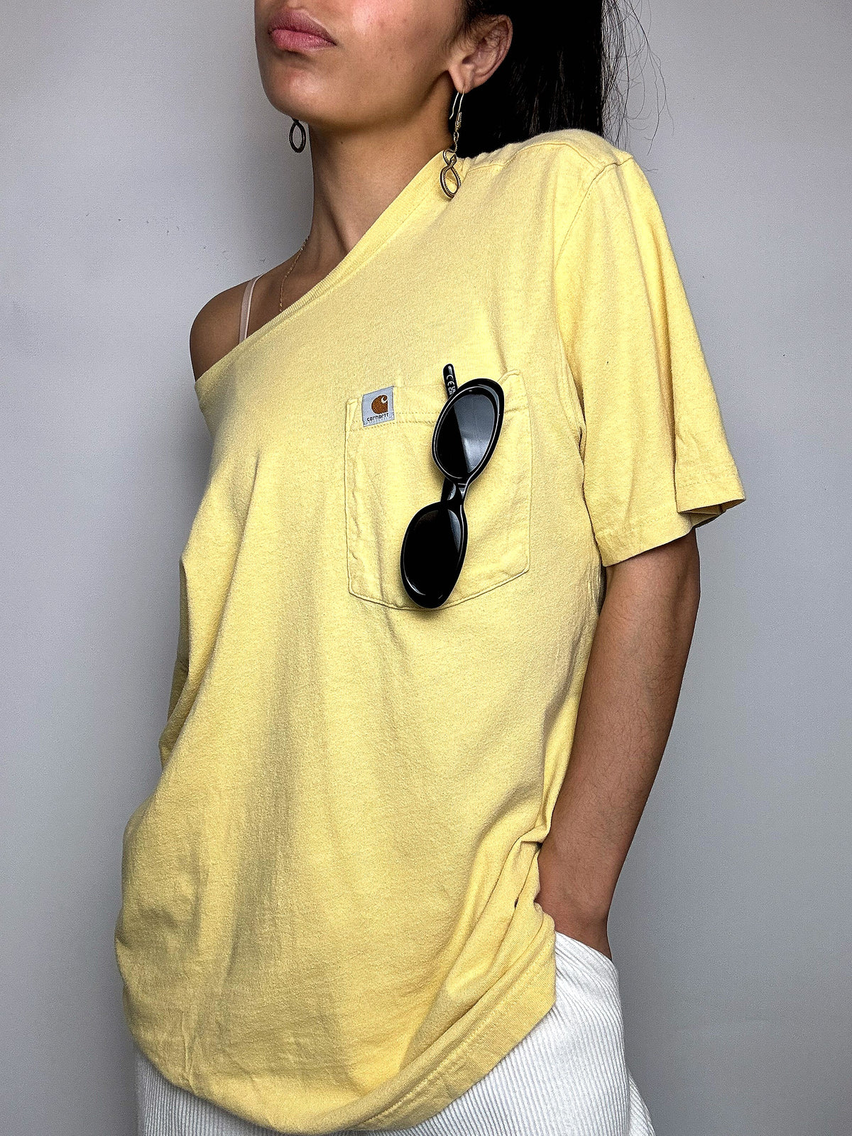 Tee shirt jaune CARHARTT M vintage