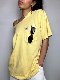 Vintage RALPH LAUREN M yellow t-shirt