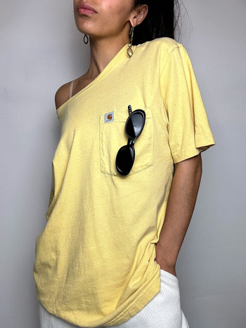 Tee shirt jaune CARHARTT M vintage