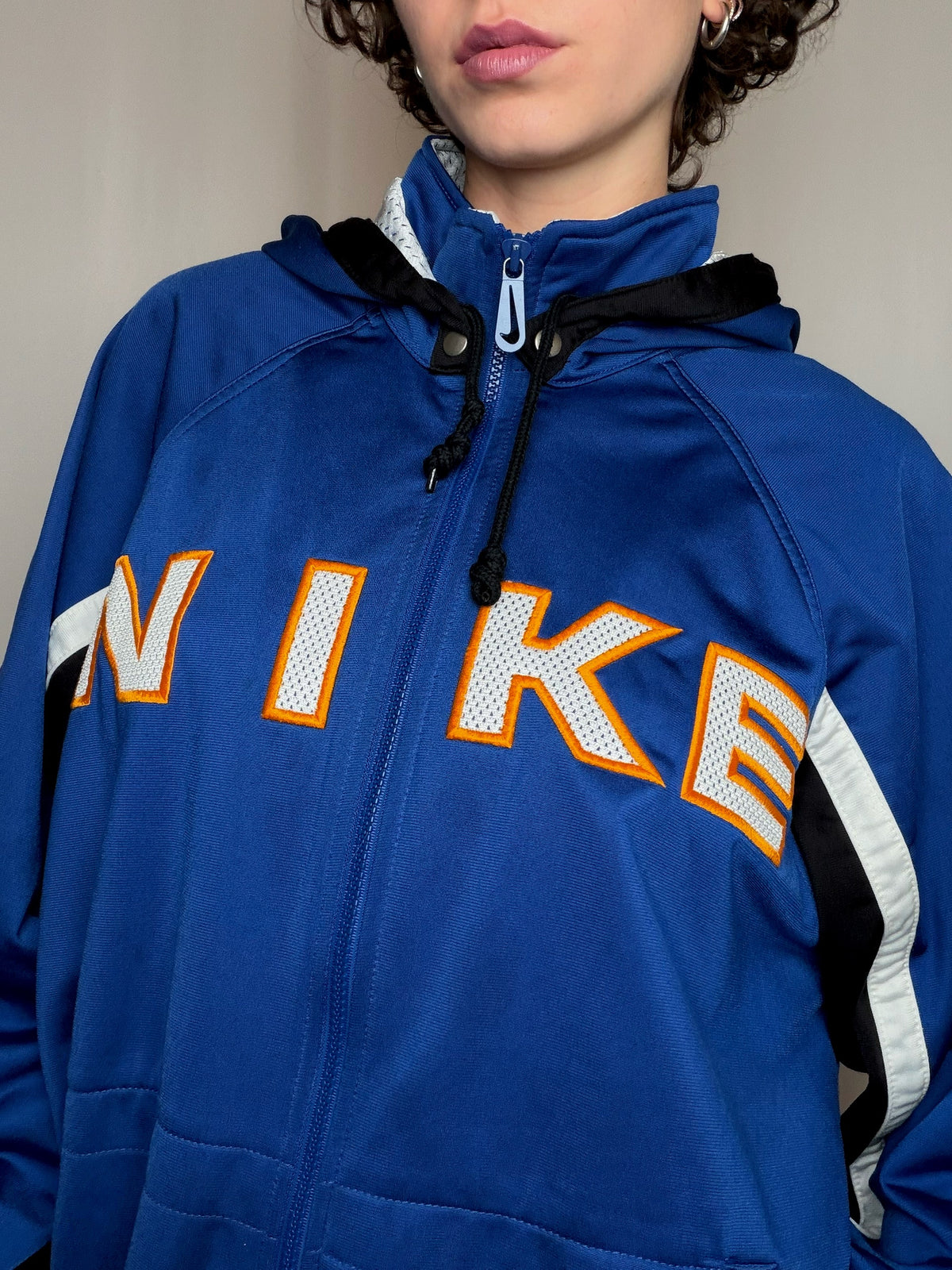 Jacket de sport bleue Nike L vintage