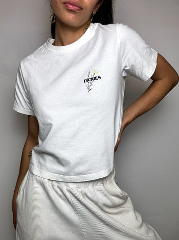 Tee shirt court blanc DICKIES S vintage