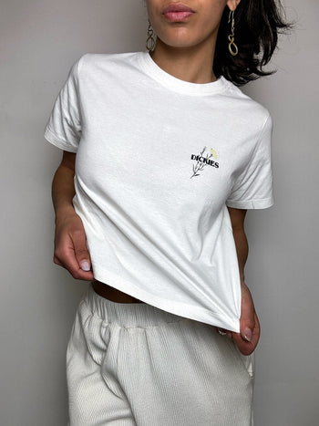 Tee shirt court blanc DICKIES S vintage