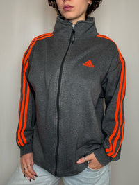Jacket de sport grise Adidas M vintage