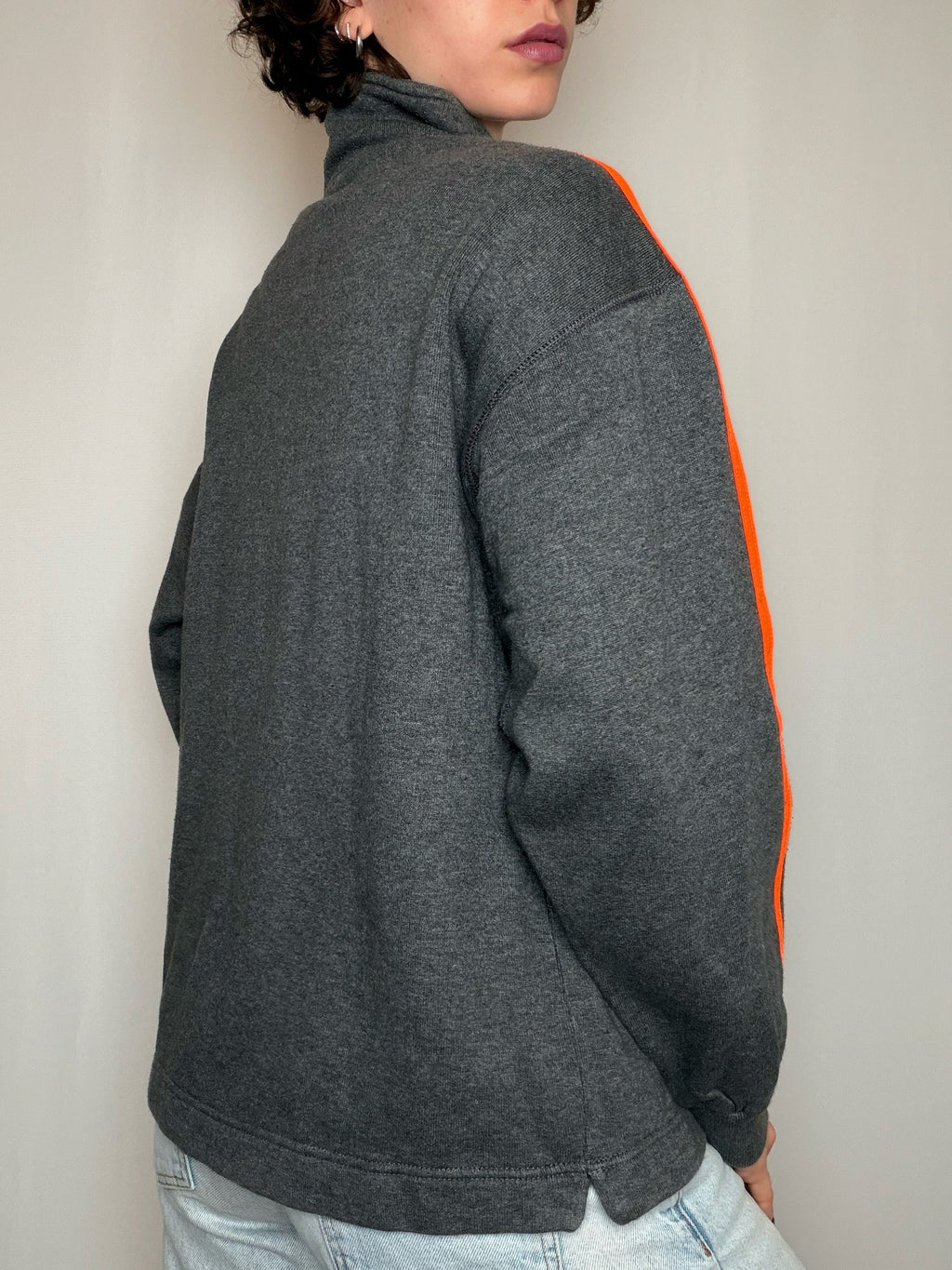 Jacket de sport grise Adidas M vintage