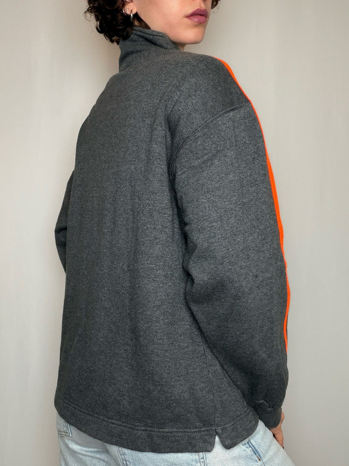 Jacket de sport grise Adidas M vintage