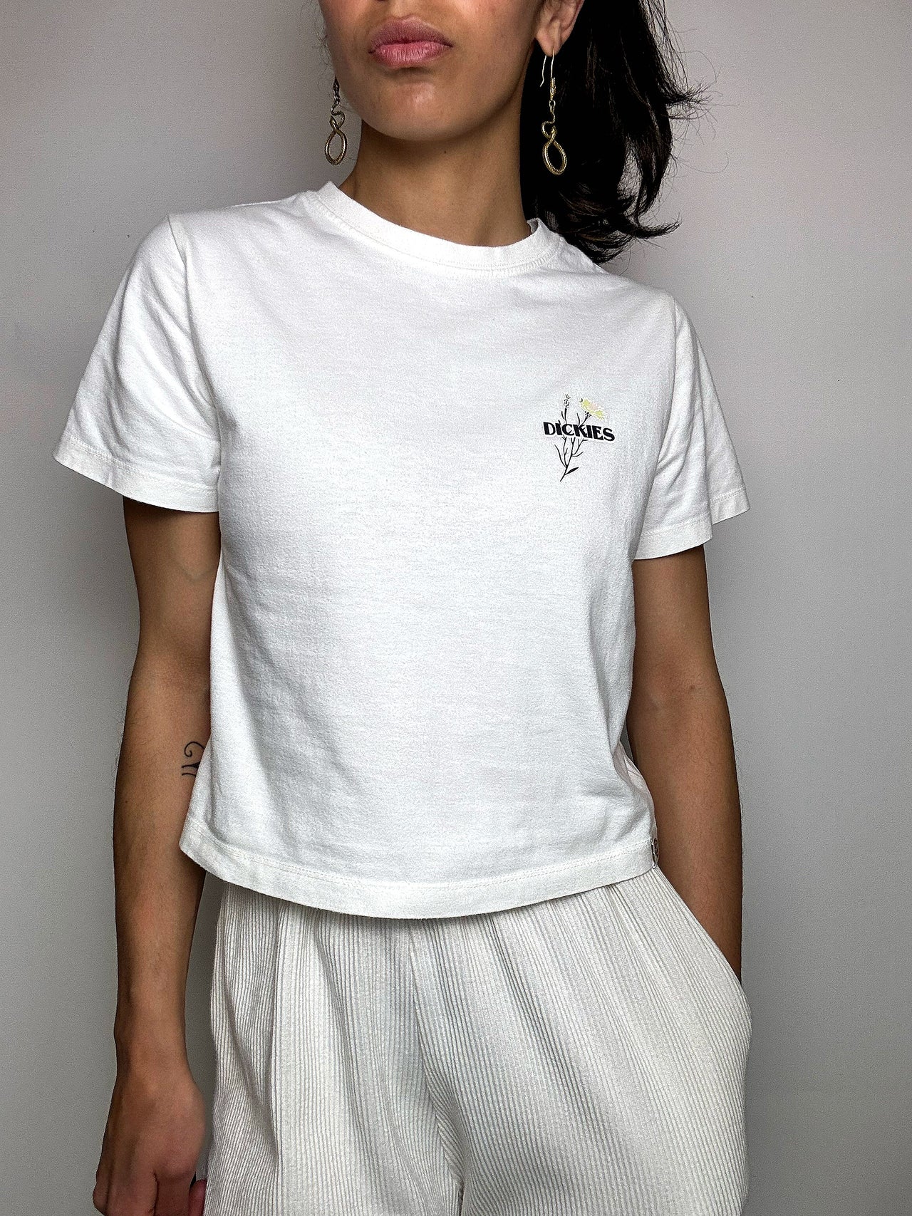 Tee shirt court blanc DICKIES S vintage