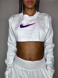 Tee shirt à manches longues crop NIKE S vintage