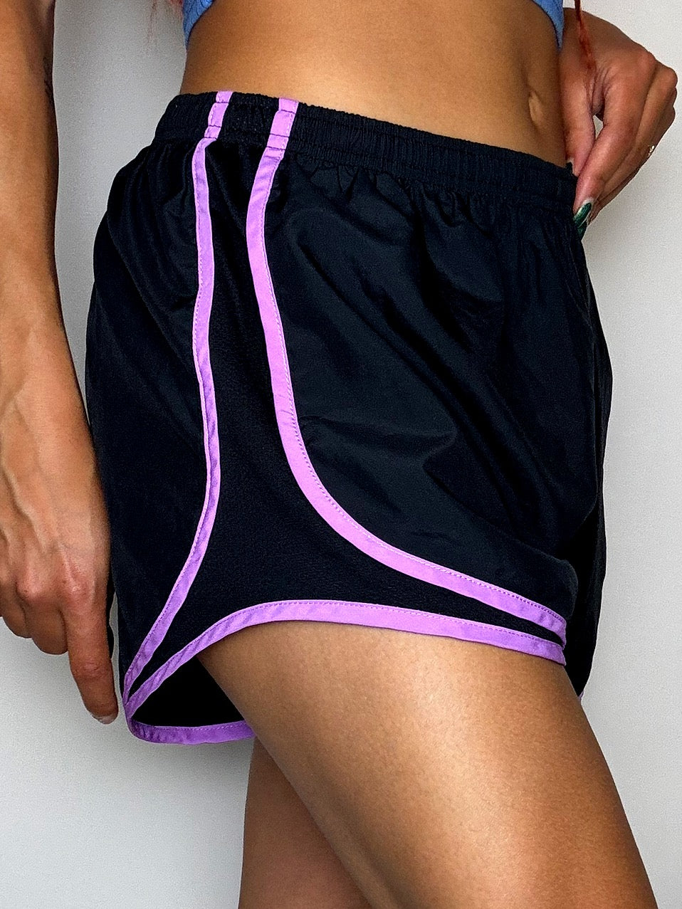 Short de sport noir NIKE L vintage