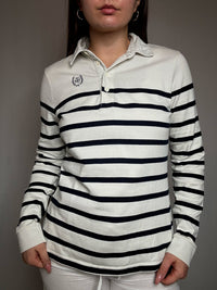 Polo rayé Tommy Hilfiger M vintage