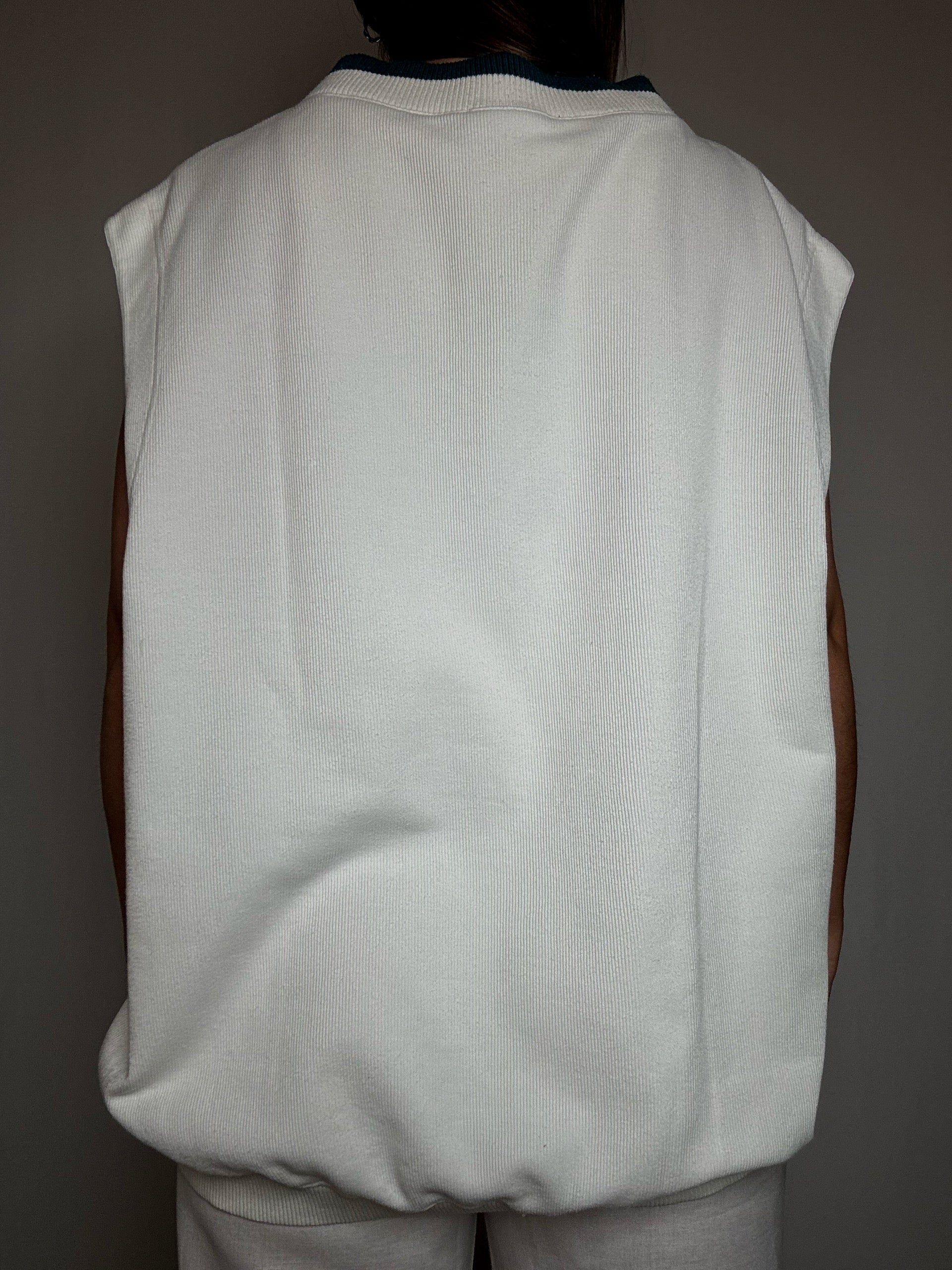Vintage Adidas white vest XXL